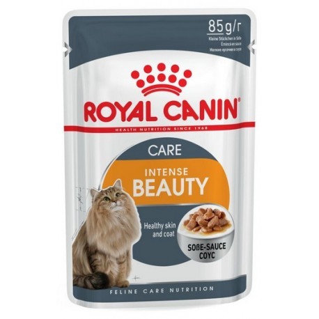 Royal Canin Hair & Skin Care w sosie karma mokra dla kotów dorosłych, zdrowa skóra, piękna sierść saszetka 85g
