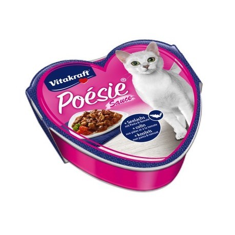Vitakraft Poesie sos dorsz z makaronem i pomidorem tacka 85g