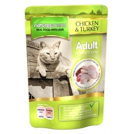 Natures Menu Kot - kurczak i indyk saszetka 100g