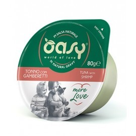 Oasy Kot More Love Cup Tuńczyk i krewetki kubek 80g