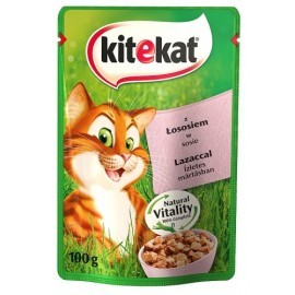 Kitekat Adult Łosoś w sosie saszetka 100g