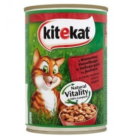 Kitekat Wołowina puszka 400g