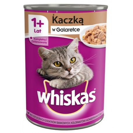 Whiskas Kaczka puszka 400g