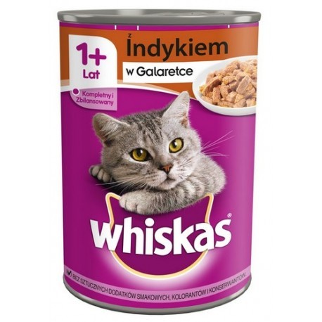 Whiskas Indyk puszka 400g