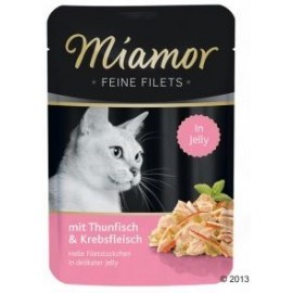 Miamor Feine Filets Tuńczyk & Kraby saszetka 100g