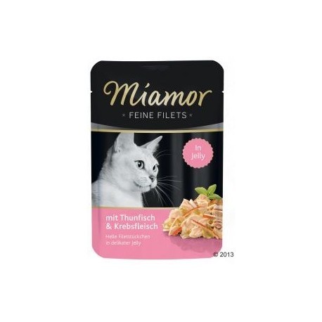 Miamor Feine Filets Tuńczyk & Kraby saszetka 100g