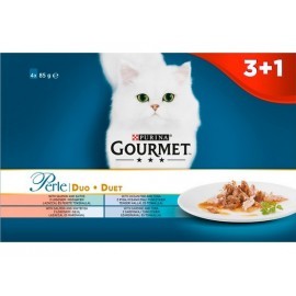 Gourmet Perle Duet Morski saszetki 3+1 gratis 4x85g