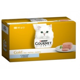 Gourmet Gold Mus z Tuńczykiem puszka 4x85g