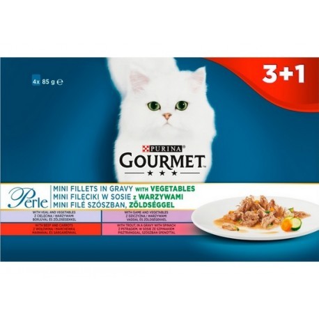 Gourmet Perle Exotic saszetki 3+1 gratis 4x85g