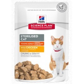 Hill's Science Plan Feline Young Adult Sterilised Cat Kurczak saszetka 85g