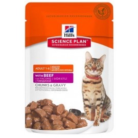 Hill's Science Plan Feline Adult Wołowina saszetka 85g