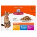 Hill's Science Plan Feline Adult Multipack Kurczak/Ryba oceaniczna/Wołowina saszetki 12x85g