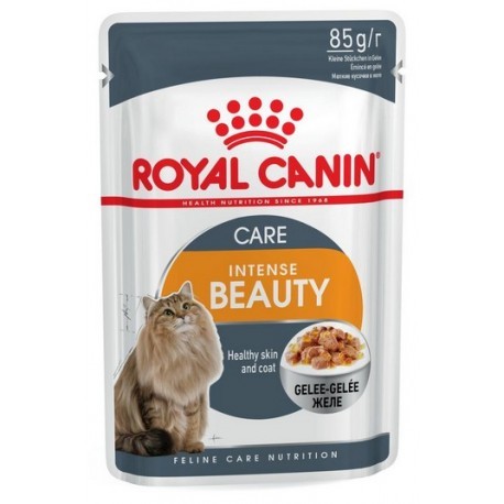 Royal Canin Hair & Skin Care karma mokra w galaretce dla kotów dorosłych, lśniąca sierść i zdrowa skóra saszetka 85g