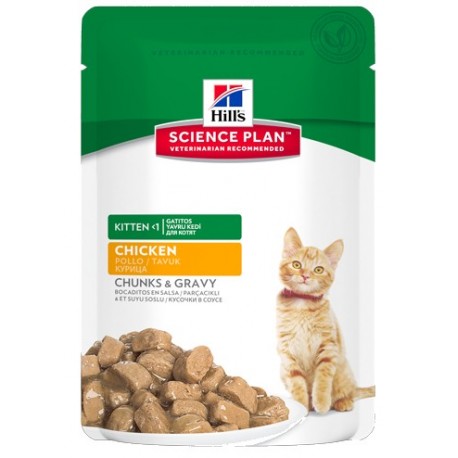 Hill's Science Plan Feline Kitten Kurczak saszetka 85g