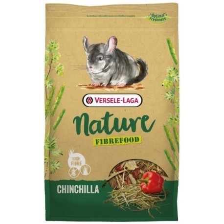 Versele-Laga Fibrefood Chinchilla Nature wysokobłonnikowy pokarm dla szynszyli 1kg