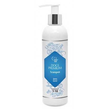 Over Zoo Szampon Dogs Premium - jasna sierść 250ml