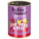 Dolina Noteci Premium Superfood Pies Sarna i wołowina puszka 400g