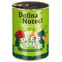 Dolina Noteci Premium Superfood Pies Jeleń i kaczka puszka 400g