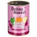 Dolina Noteci Premium Superfood Pies Kaczka i przepiórka puszka 400g
