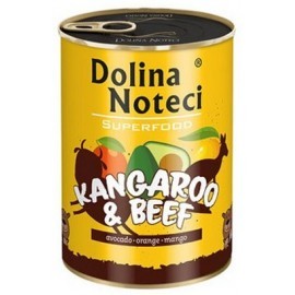 Dolina Noteci Premium Superfood Pies Kangur i wołowina puszka 400g