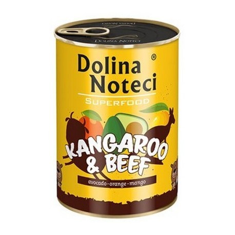 Dolina Noteci Premium Superfood Pies Kangur i wołowina puszka 400g
