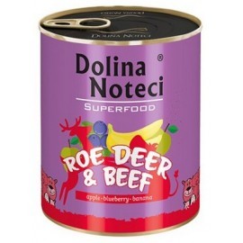 Dolina Noteci Premium Superfood Pies Sarna i wołowina puszka 800g
