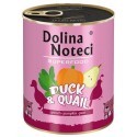 Dolina Noteci Premium Superfood Pies Kaczka i przepiórka puszka 800g