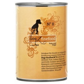 Dogz Finefood N.08 Indyk i koza puszka 400g