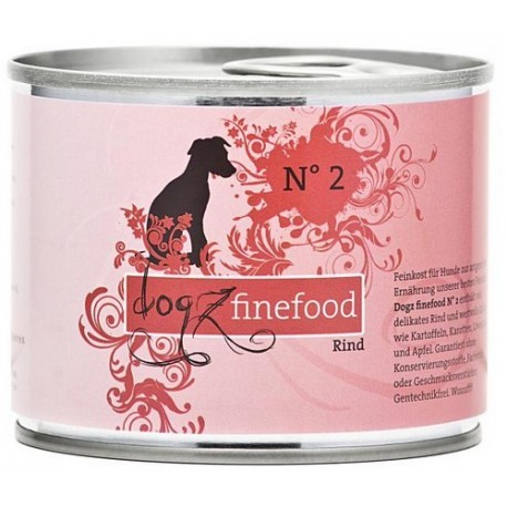 Dogz Finefood N.02 Wołowina puszka 200g