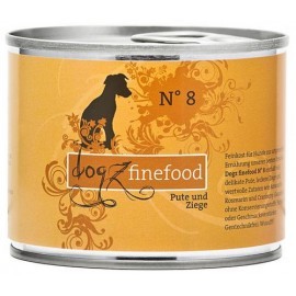 Dogz Finefood N.08 Indyk i koza puszka 200g
