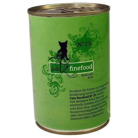 Catz Finefood N.23 Wołowina i Kaczka puszka 400g