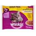 Whiskas Senior drób w galaretce saszetki 4x100g