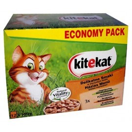 Kitekat Delikatne smaki saszetki 12x100g 10+2 gratis
