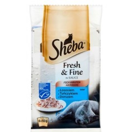 Sheba Fresh & Fine Mini Rybne Dania w sosie 6x50g
