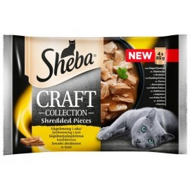 Sheba Craft Collection Smaki drobiowe saszetki 4x85g