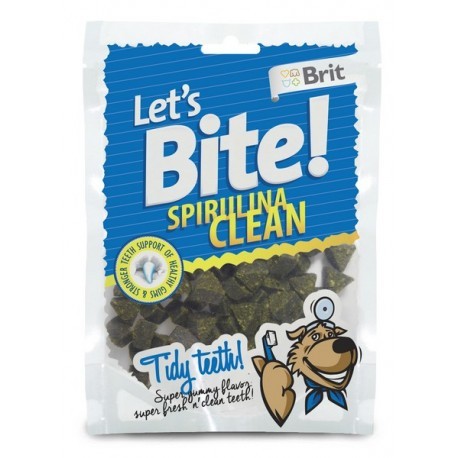 Brit Care Let's Bite Dog Spirulina Clean 150g