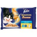 Felix Sensations Sauce Surprise Łosoś morski / Sardynki w sosie saszetki 4x100g