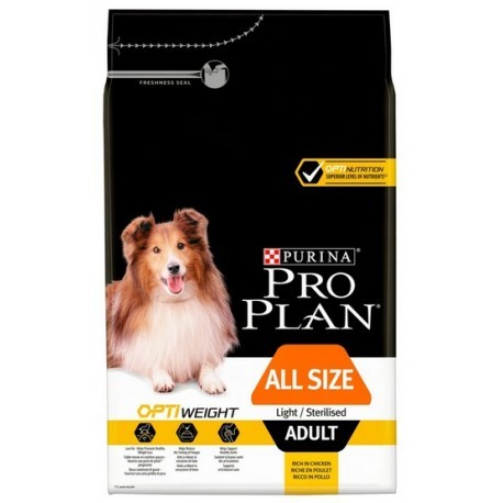Purina Pro Plan Adult All Size OptiWeight Light/Sterilised 3kg