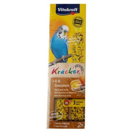 Vitakraft Kracker 2szt Papuga falista Jajeczny 60g [2121263]