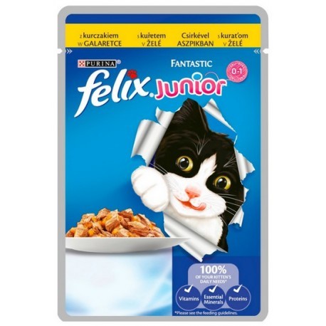 Felix Fantastic Junior Kurczak w galaretce saszetka 100g