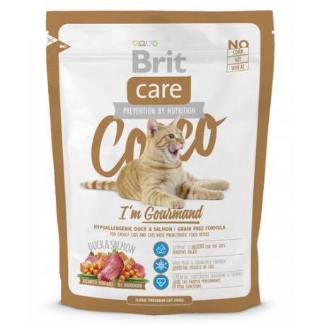 Brit Care Cat New Cocco I'm Gourmand Duck & Salmon 400g