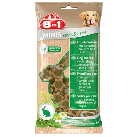 8in1 Minis Rabbit & Herbs 100g