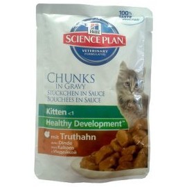 Hill's Feline Kitten Turkey saszetka 85g