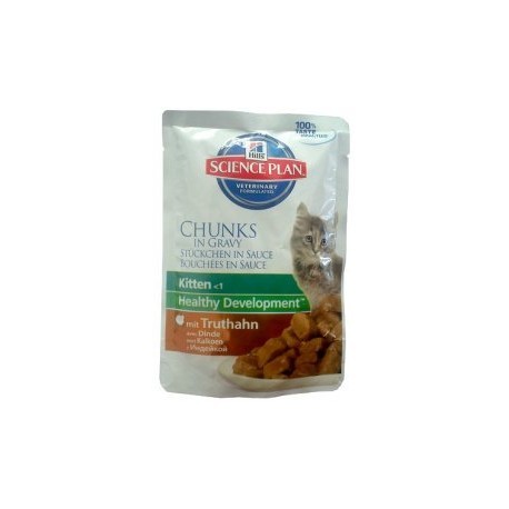 Hill's Feline Kitten Turkey saszetka 85g