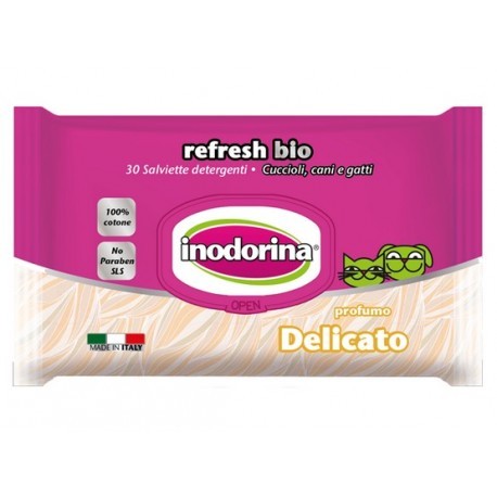 Inodorina Chusteczki Bio Delicato 30szt