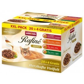 Animonda Rafiné Adult MixPack 20+4 gratis saszetki 24x100g