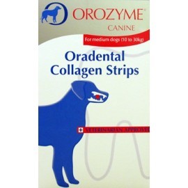 Orozyme Canine S - kolagenowe płatki do żucia 224G