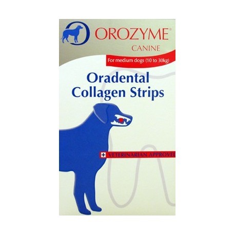 Orozyme Canine S - kolagenowe płatki do żucia 224G