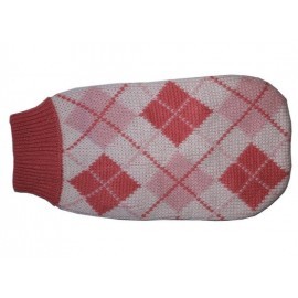 Doggy Fashion Golf 20cm/6" różowy ze wzorem