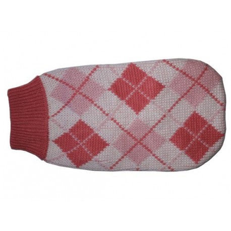 Doggy Fashion Golf 20cm/6" różowy ze wzorem
